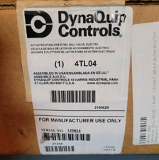 DynaQuip 4TL04 Actuated SS Ball Valve