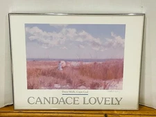 CANDACE LOVELY Dune Walk Cape Cod Lithograph Pencil Signed 19x25''