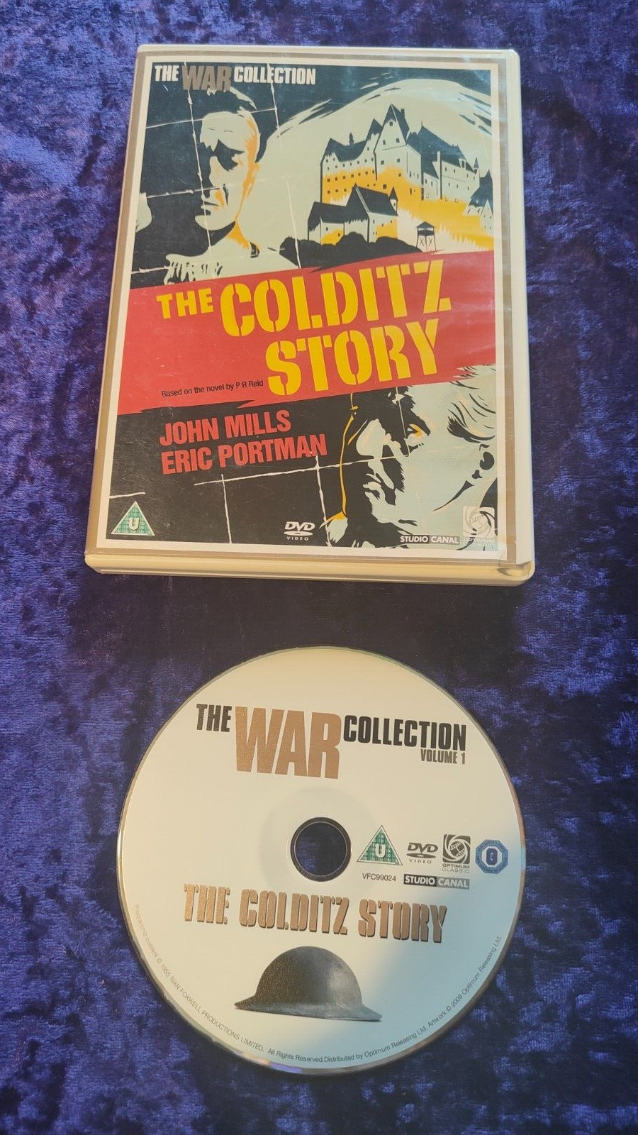 DVD THE COLDITZ STORY JOHN MILLS ERIC PORTMAN CLASSIC WAR DRAMA UK R2
