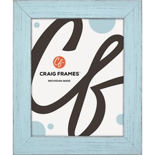 Jasper, 1.5" Sky Blue Picture Frame, Uncommon Sizes 4x9 - 17x33