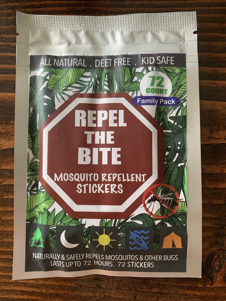 B2G1F 72 Pack Anti Bug Insect Pest Repellent Sticker Patch Natural ...