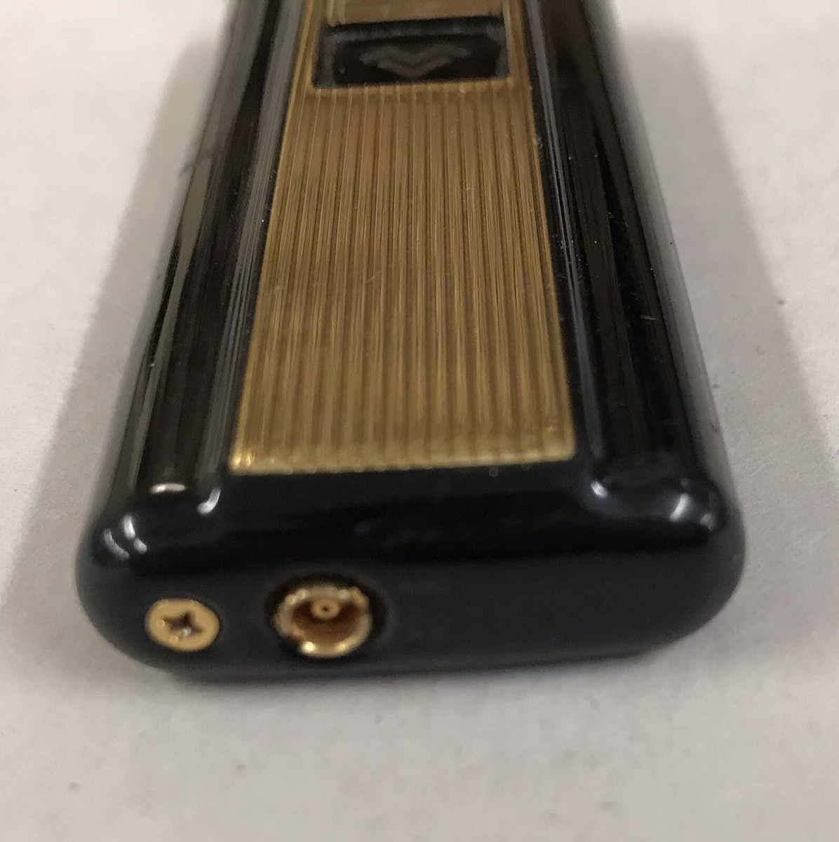 Vintage Mario Valentino Black & Gold Original Japan Lighter