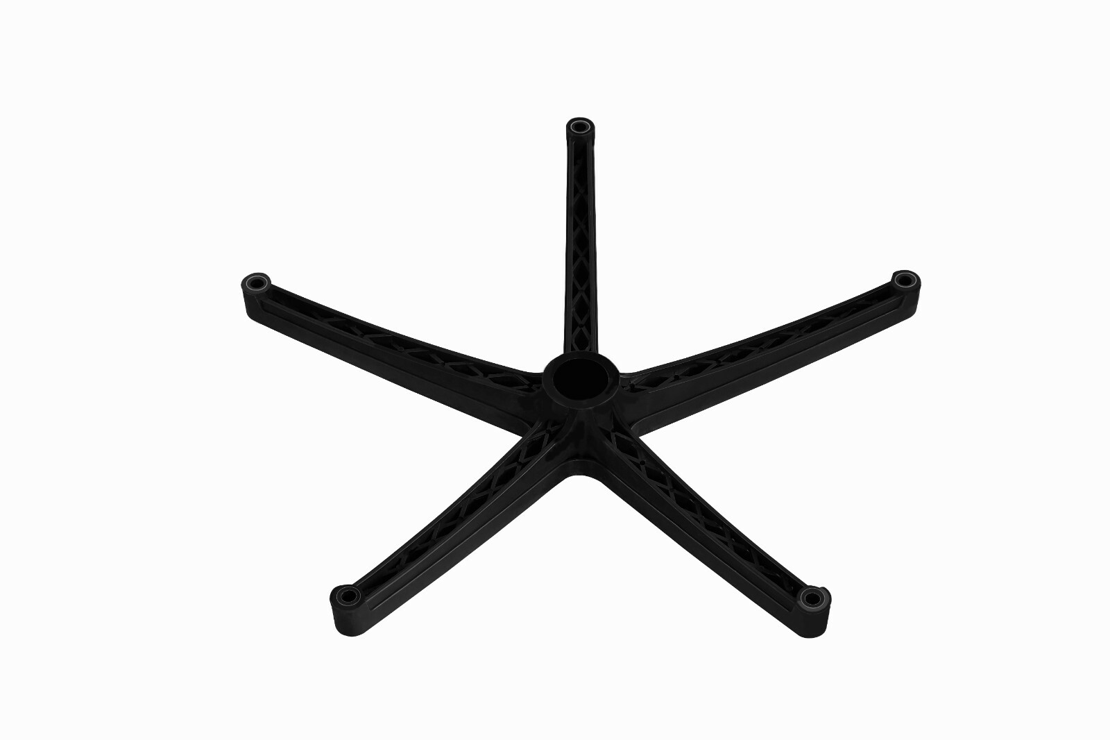 REBOXED 5 Spoke Large Star Swivel Chair Seat Base Replacement Heavy