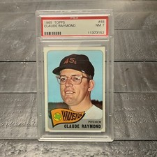 1965 Topps #48 Claude Raymond Houston Astros PSA 7 NM