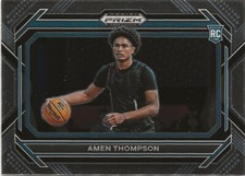 2023-24 Panini Prizm Amen Thompson RC Rookie Card #4 Houston Rockets (E). rookie card picture