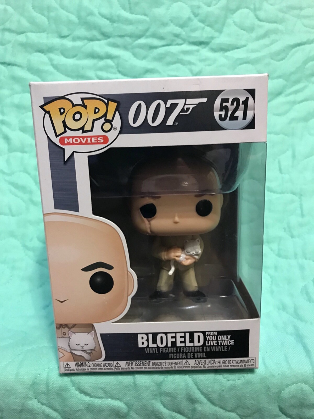 Brand New You Only Live Twice Funko Pop Vinyl Figure 007 Blofeld 521 Tv Movie Video Game Action Figures Toys Games