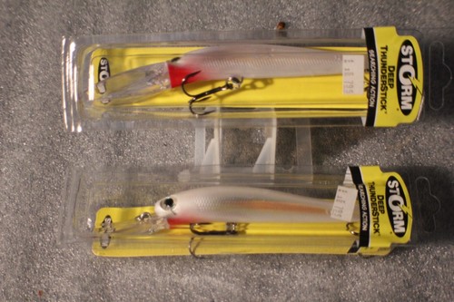 2 STORM RAPALA DEEP THUNDERSTICK ORIGINAL SERIE DAJM 565 GHOST NEU IN BOXEN