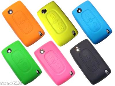 SCHLÜSSEL SILIKON SCHUTZ HÜLLE FÜR CITROEN C1 C2 C3 C4 C5 C6 C8 CASE KEY CLE 