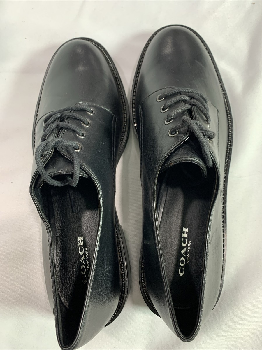 上美品COACH 靴 TEGAN OXFORD 上美品COACH 靴 TEGAN OXFORD