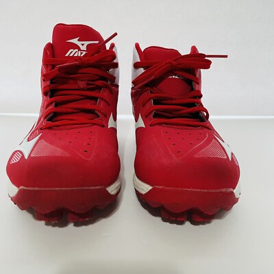 Mizuno Unisex Running Shoes Red White US 9.5 Made in Cambodia 9