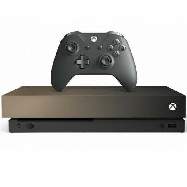 Microsoft Xbox One X 1TB Gold Rush Special Edition Console Battlefield
