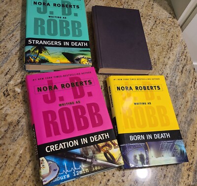 J.D. Robb In Death Series Lot of 4 Crime  Nora Roberts Hardcover
