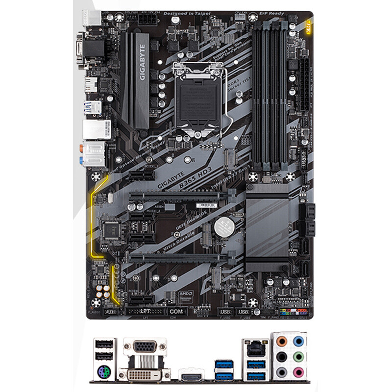 For Gigabyte B365 HD3 LGA1151 DDR4 ATX Motherboard Tested