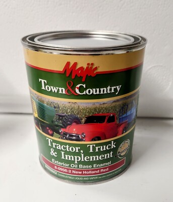 One Quart Enamel Red Paint for New Holland Tractor Baler Hay Rake Implement