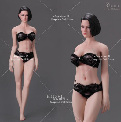 LDDOLL EU28L 1/6 Female Silicone Seamless Body 12'' Action Figure fit i8toys Head