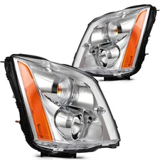 Headlights Assembly Kit For 2006-2011 Cadillac DTS w/HID Xenon Projector L+R