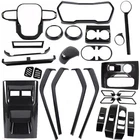 28x Carbon Fiber Interior Full Decoration Trim​ Covers For Chevy Colorado 2023+