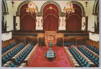 Legislative Chamber Parliament Building Queen's Park Toronto Canada Postcard NOS