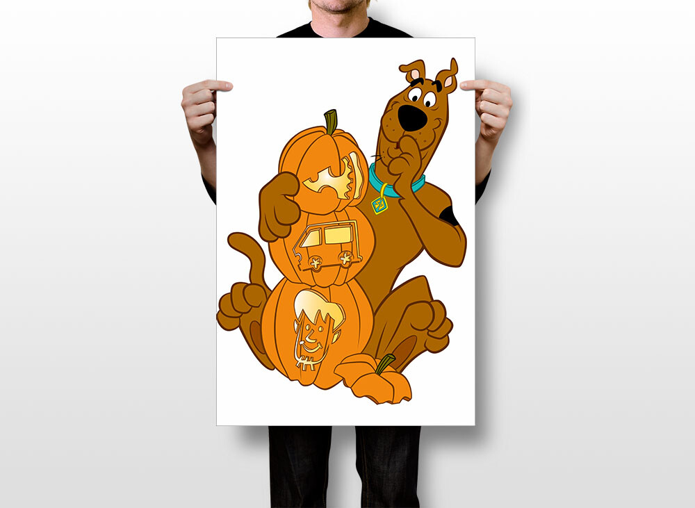 Happy Halloween Pumpkin Cartoon
