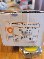 CONDOR MDR-F 32H-S E4 Pressure Switch, 257066, 145/290psi, New Open Box
