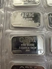 1 Vintage OPM 1 Troy Oz .999 Fine Silver Bar With Mushroom Circa 1985