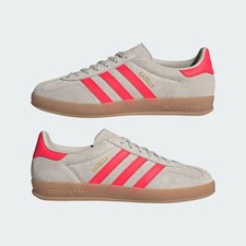 Adidas Men's Gazelle Indoor Beige Lucid Red JR3840 Men's size