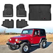 Jdeymat All Weather Floor Mats Cargo Liner Jeep Wrangler Tj Lj 1997-2006