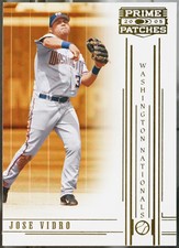 2005 Donruss Prime Patches #81 Jose Vidro Baseball EX