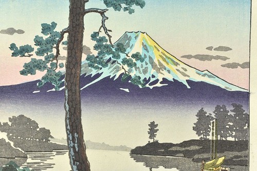 Koitsu Tsuchiya Woodblock Print “Tagonoura” 1936 Doi Edition Japan Art - Picture 5 of 7