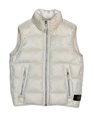 Stone Island Original Daunenweste Beige Gr. L SEAMLESS TUNNEL NYLON DOWN-TC