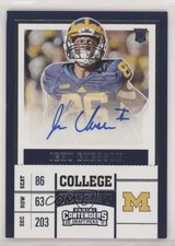 2017 Contenders Draft Picks College Ticket Jehu Chesson (Blue Jersey) Auto 3bs