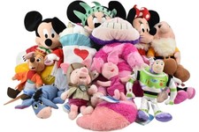 Disney Soft Toys Bundle Mickey Minnie Piglet Eeyore Cheshire Buzz Kids
