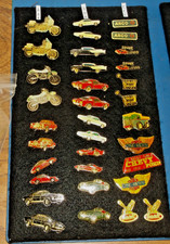 (1) Vintage Racing Car Automotive Enameled Hat / Lapel Pins (PICK ONE)