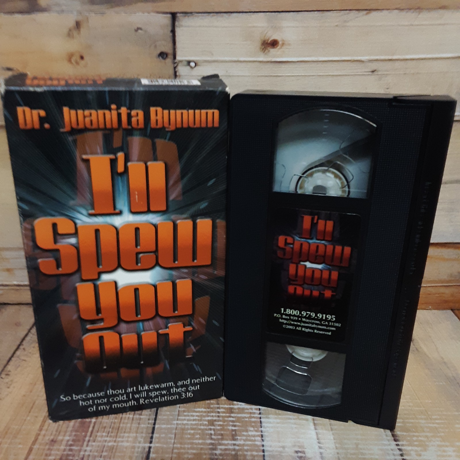 I'll Spew You Out VHS Used TD Jakes Christian Sermon Faith Inspirational