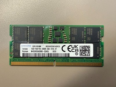 Samsung 16GB DDR5 4800MHz メモリー HP純正 Samsung 16GB DDR5 4800 MHZ PC5-38400 SODIMM Laptop Memory RAM HP