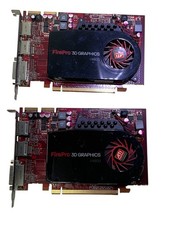 LOT OF 2: FIREPRO 3D GRAHPICS V4800 DP-DVI 1Gb GDDR5 VIDEO CARD - USED