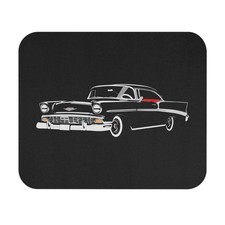 1956 Chevy Bel Air Mouse Pad Classic Car Desk Mat Vintage Hot Rod Fan Gift Chevy