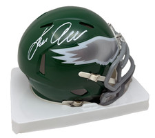 Eric Allen Signed Philadelphia Eagles TB Kelly Green 74-95 Mini Helmet PSA 923