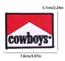 Cowboy Iron On Patch Sew embroidered badge for shirts jackets