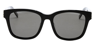 Saint Laurent SL M68/F Sunglasses Unisex Black Square 55mm  display picture 2