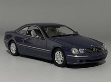 Minichamps 1 43 Mercedes Benz CL500 Coupe Azurit Blue 1999 C215 Black Box Limite
