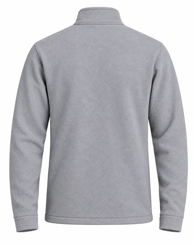 RARE NWT 100% Goldman Sachs TNF Deluxe Banker Half Zip Office Pullover Gray L image 2