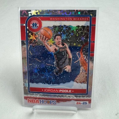 Jordan Poole Wizards 2024-25 NBA Hoops Panini Winter Prizm Premium #190