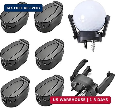 6 Pcs Golf Ball Pick Up Retriever Grabber, Foldable Golf Ball Pick Up Claw Sucke