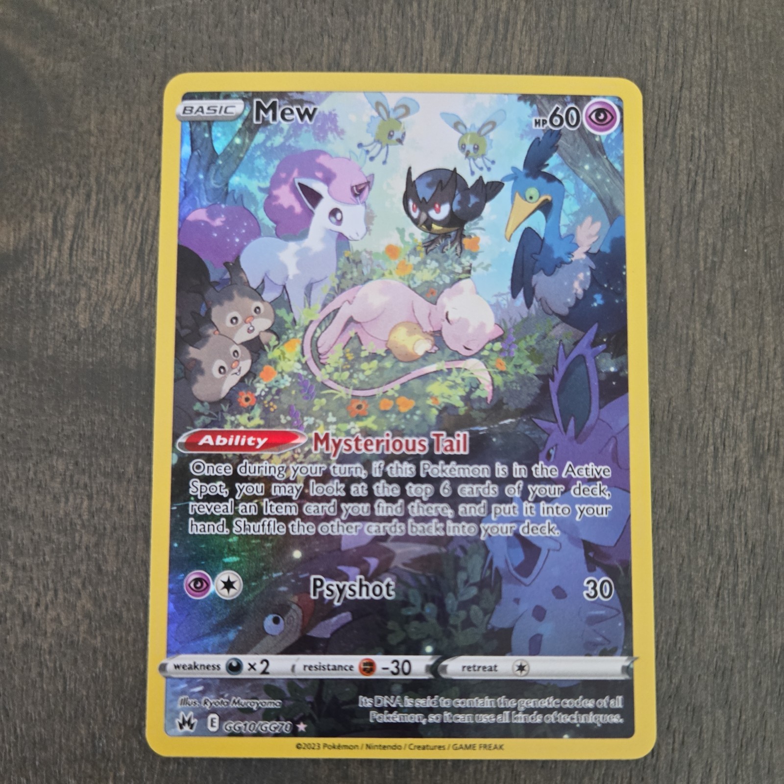 Mew 2023 Sword & Shield: Crown Zenith #GG10/GG70 Galarian Gallery