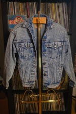 VTG 1988 Levi’s Womens Large Acid Wash Denim Trucker Jacket Made In USA 37405