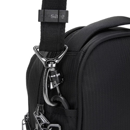 Pacsafe Metrosafe LS100 Crossbody Anti-Theft Messenger Bag in Black - Picture 5 of 11