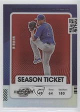 2021 Panini Contenders Season Ticket Optic Red Prizm Jacob deGrom #28 0o6m