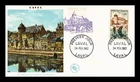 Dr Jim Stamps France First Day Cover Laval 1962 Thermographed Cachet