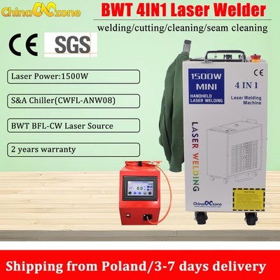 1500W BWT 4IN1 Handheld laserschweißgerät Fiber Laser Welder Cutting Machine DE